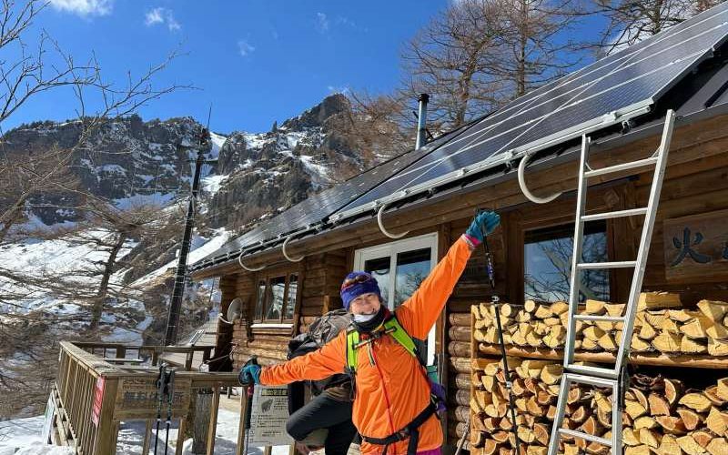 浅間山「火山館」 スノーハイクに行きました!